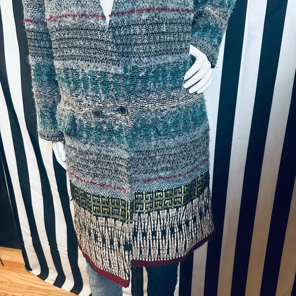 Zara Woman Viscose Long Sweater Jacket